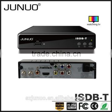JUNUO OEM free to air strong signal reception HD mstar Ecuador digital set top box receiver for digital tv