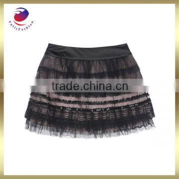 divided skirts black lace elegant 2013 new