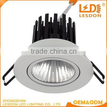 high brightness energy saving dimmable 5w 12w 20w 25w high cri cob led downlight