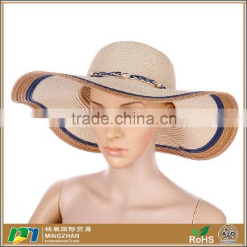 Fashion Folding Women's Summer Beach Hat Straw Floppy Sun Hat