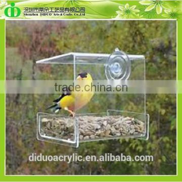 DDT-R026 Trade Assurance Cheap Plexiglass Bird Feeder