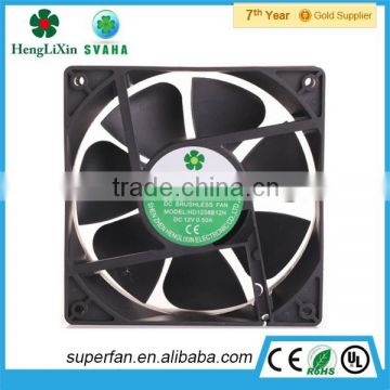 Factory price portable 120x120x38mm brushless 12v dc fan