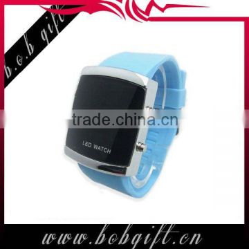 2014 popular fashsion LED silicone cheap watches for men