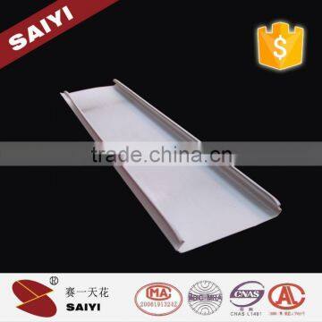 China manufacturer white strip suspended aluminum ceiling