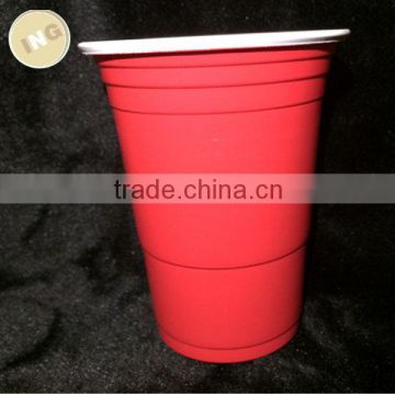 2016 Hot sale red solo cups /red party cup / disposable plastic red cups