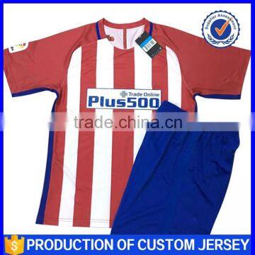 2016-17 Thai version of the quality club hot new fashion style striped shirts Custom Soccer Jersey