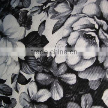 ES3110 Cotton Spandex Printed Fabric for women garment fabric