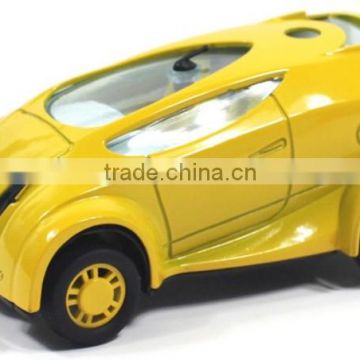 Mini QQ Version 1:32 Pull Back Die Cast Metal Car With Light And Music