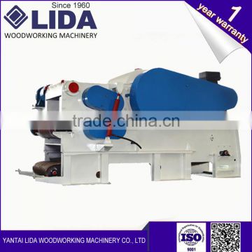LIDA Electric Drum Wood Chipper LDBX216 Producng Wood Chips With CE For Sale