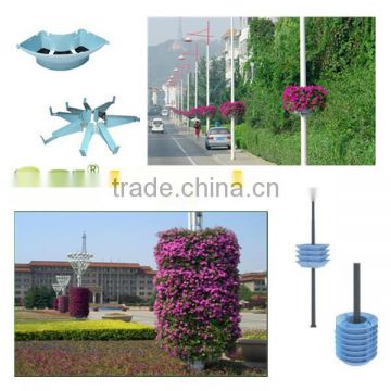 decoration garden lamp post planter hydroponic systems