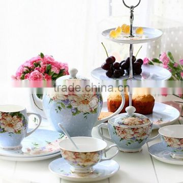 Coffee & Tea Sets Porcelain 15pcs indian tea set, german porcelain tea set