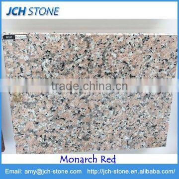 Monarch Red granite counter top slab size for sale