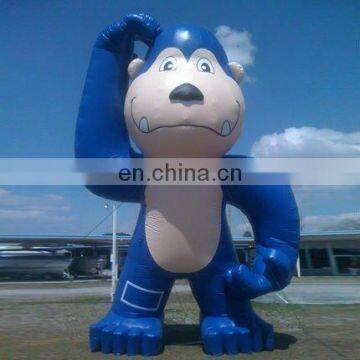 2012 hot sale Blue Monkey/ Blue Monkey Advertising Inflatable cartoon for decorate or publicity