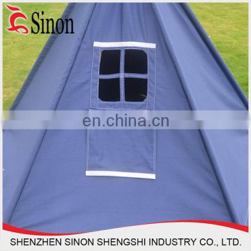 online shop China OEM outdoor camping cotton canvas tipi tent for kids