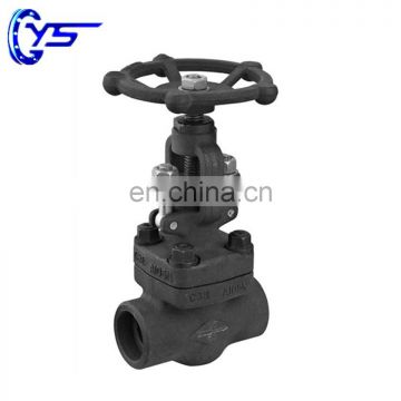High Pressure Forged Technical A105 Manual Gate Valve With Weld End