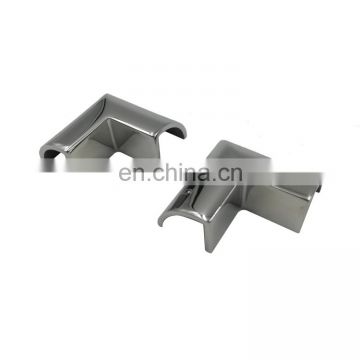 Stainless Steel Casting Glass corner Connectors Clamp for customized glass connector clamp