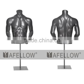 Fiberglass Male Upper Body Men Mannequin Half Body Model HEF-08