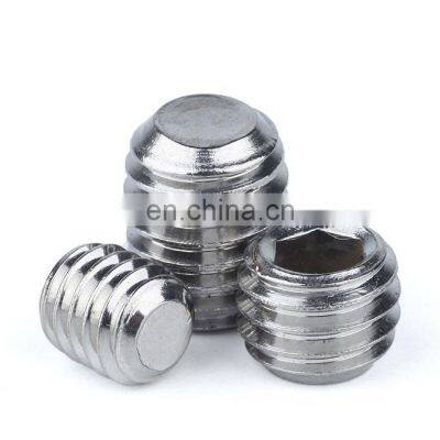 Stainless Steel DIN913 Hex Socket Head m7 grub set screw with cone point