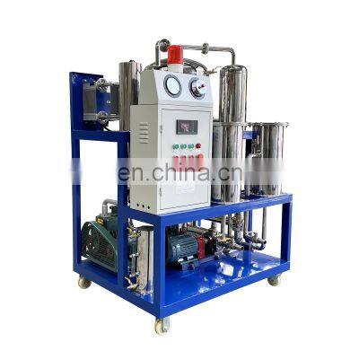 Coconut Oil Recycling Machine/ Vacuum Dehydration Stainless Steel Ol Filter Machine