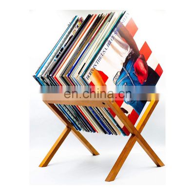 LP Vinyl Record Storage Holder Album Record Racks Display Decor Display Holder for 40 LP Album Records