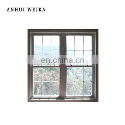 American Single Hung Window Upvc/pvc/vinyl profile with custom-made glass