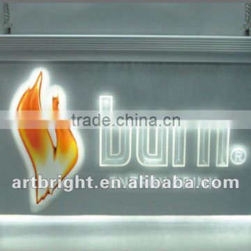 Advertising LED Crystal sign(display, for indoor use)