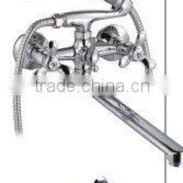 Dual handle wall-mounted shower mixer(CE,ISO approved)
