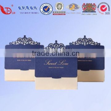 the western style high quality beautiful papercard candy box