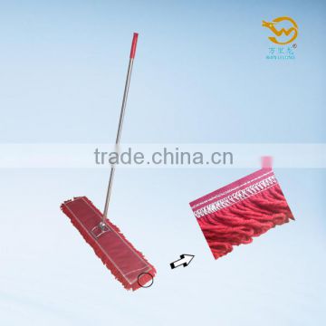 SY004 High quality looped end flat mop, cotton industrial flat mop, cleaning flat mop.