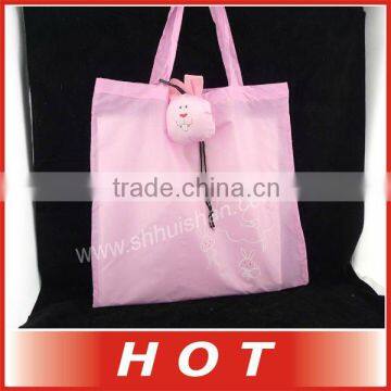 Hot Sale Durable polyester folding animal shape shopping bags