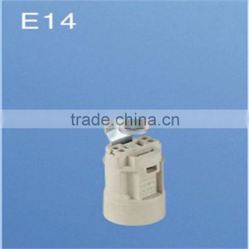 plastic candle lamp holder E14 with bracket