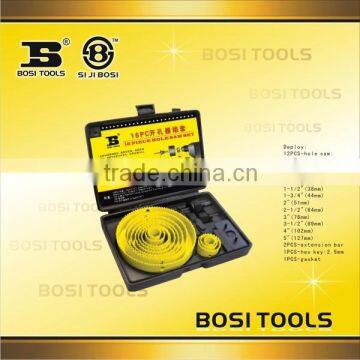 16PCS hole saw set