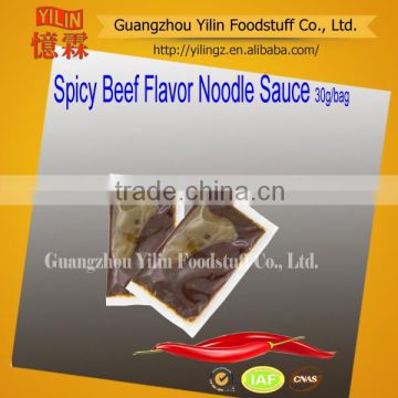 30g Spicy Beef Noodle Sauce with high quality and oem service