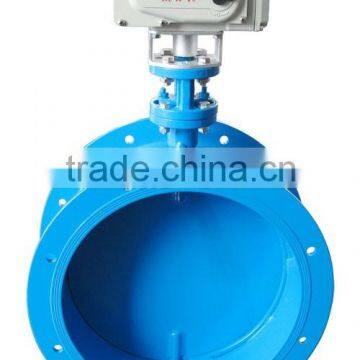 metal seal butterfly valve with electric actuator(HL-50)