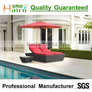 uv resistant double rattan lounge jardin garden furniture