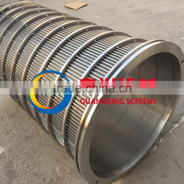wedge wire drum rotary screen basket