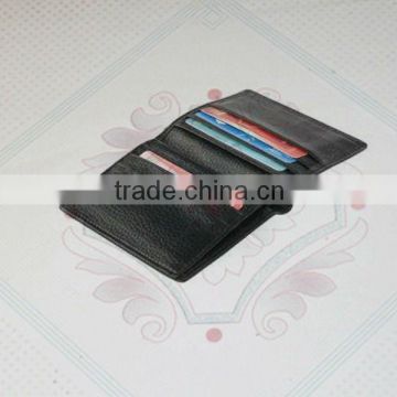 Commonly used high quality man leather credit card holder