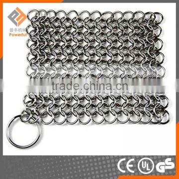 Stainless Steel 316L Chain Link Pan Cleaner