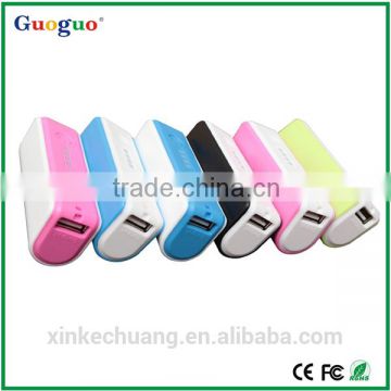 Guoguo external battery charger ultra slim portable 1800mAh power bank
