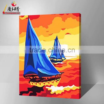 the best artwork for wholesales diy oil painting by numbers from Chinese factory Love Queen