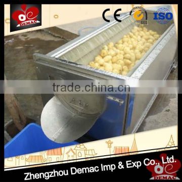 Hot sell small model potato cleaning and skinning machine