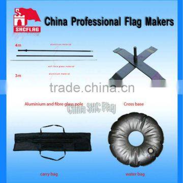 Hot selling custom telescopic fiberglass flag poles