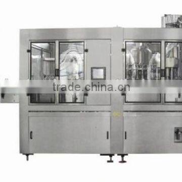 Thin Liquid Filling Machine 3in1 / Bottle washing filling capping machine