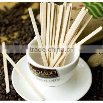 178mm Disposable wooden coffee stirrer stick