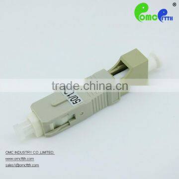 High quality China-made LC femle to SC male 50/125 fiber optic adapter