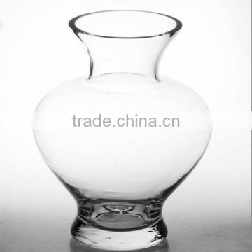 clear glass vases,hand made glass vase in high quality