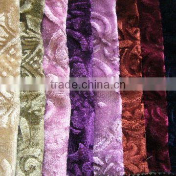 2013 New pattern middle east fabric,polyester tricot velvet, warp knitting velvet fabric