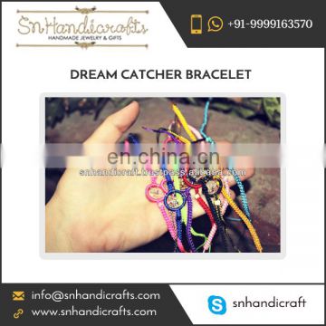 Wholesale Supplier of Eye Catching Handmade Dream Catcher Bracelet at Low Price