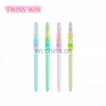Japan Personalized gift kawaii advertising stationery cheap promotional cartoon cute colored plastic ink gel pen