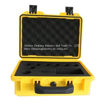 Injection foam inside plastic tool box ease carrying protective waterproof suitcase
